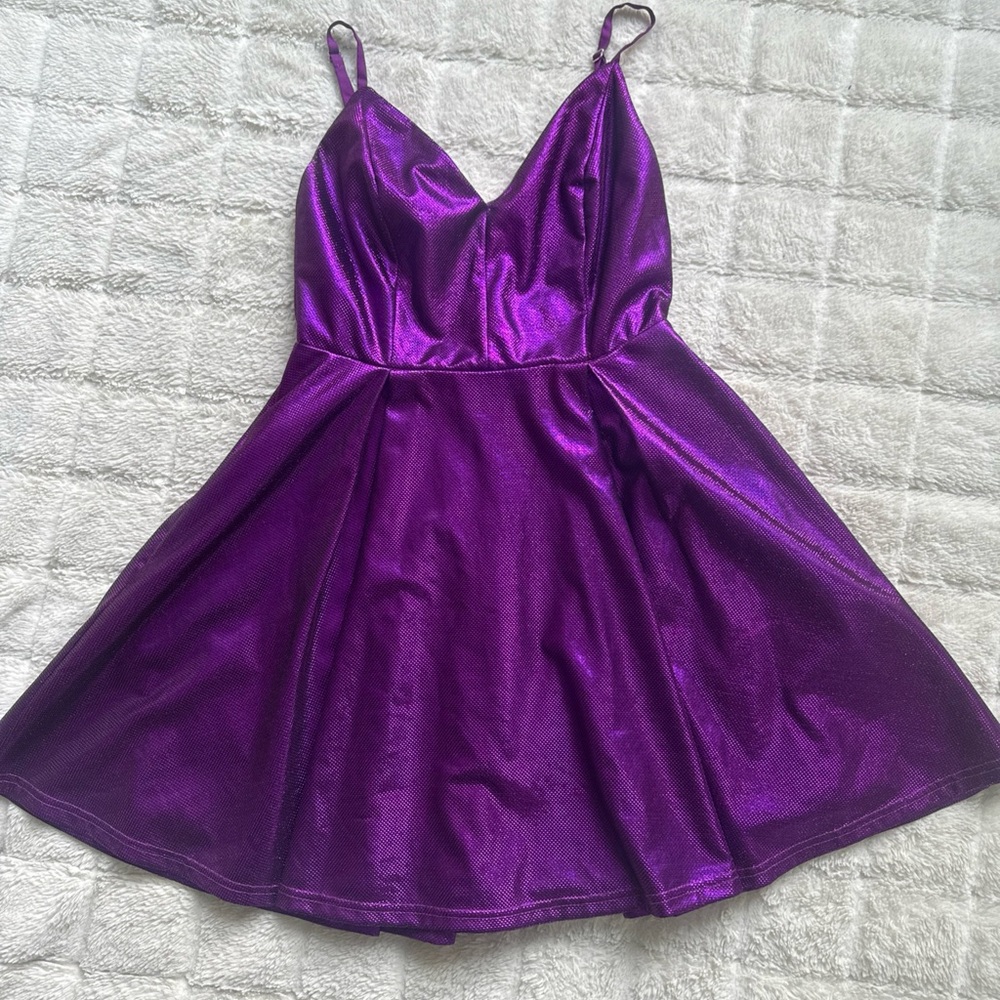 Lulu's Sparkle & Flare Dress